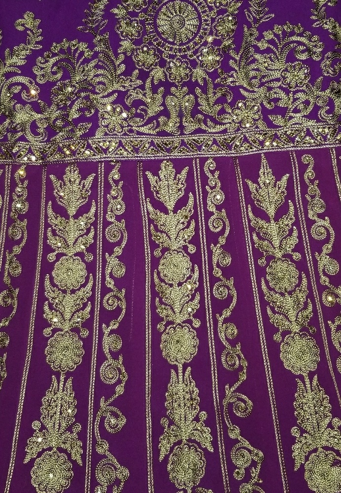 Purple Anarkali - Picture 2 of 3